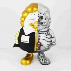 Tokyo Toy NY Black & Gold HALF XRAY MC SuperSized Secret Base X Toy Tokyo Ron English - Popaganda