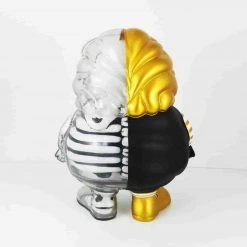 Tokyo Toy NY Black & Gold HALF XRAY MC SuperSized Secret Base X Toy Tokyo Ron English - Popaganda