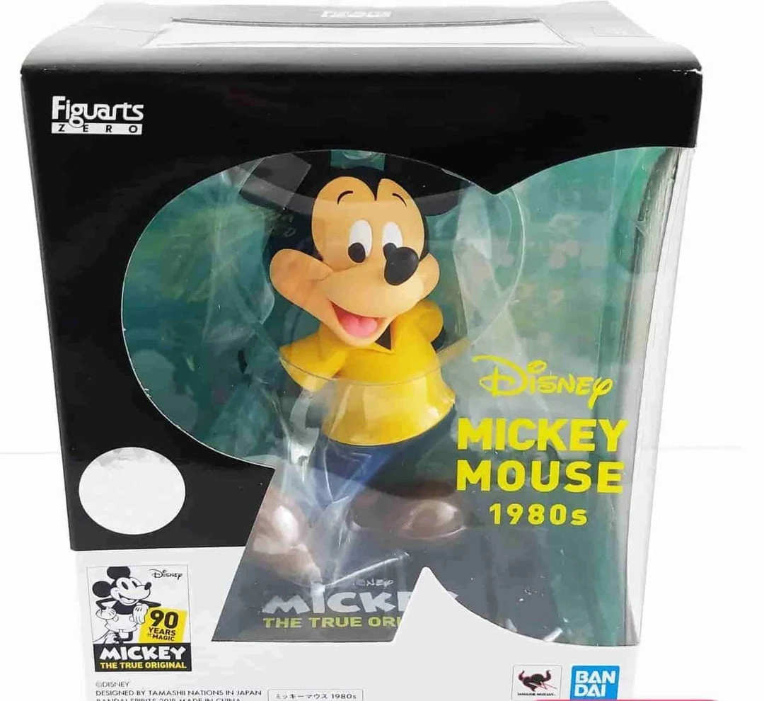 Kidrobot Mickey Mouse (1980's) Disney's 90th Anniversary Figuarts ZERO Mickey Mouse By Bandai