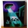 Jesse JFR Exclusives "Missing Time" UFO Avocado Gallery Wrapped Canvas Print 8x10 By JesseJFR