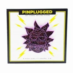 Rick Space Waste (Dark Glitter) Enamel Pin By Pin Plugged Pins & Patches