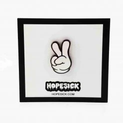 Peace Sign Mickey Mouse Hand Enamel Pin By Hope Sick Pins & Patches