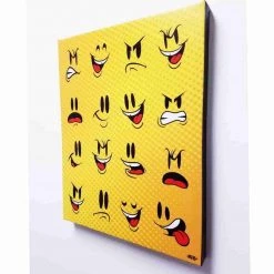 Sket_One The Many Faces Of Sket-One Premium Gallery Wrapped Canvas Print 16x20 IamRetro Exclusive