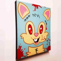 Sket One Sket_One Bloody Bucky By Sket-One Premium Gallery Wrapped Canvas Print 16x20 IamRetro Exclusive