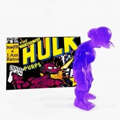 Jesse JFR Montgomery Purps 4:20 Edition Resin Sculpture By JesseJFR X IamRetro