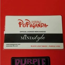 MC Supersized Purple Black Light Magic By Ron English Popaganda