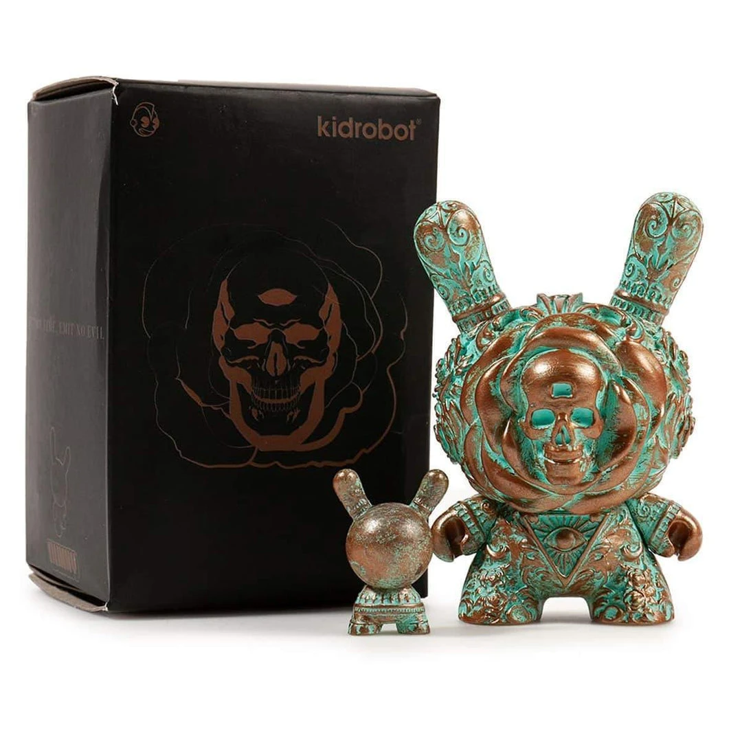 Patina Clairvoyant 3" Dunny By J*RYU X Kidrobot An IamRetro Exclusive