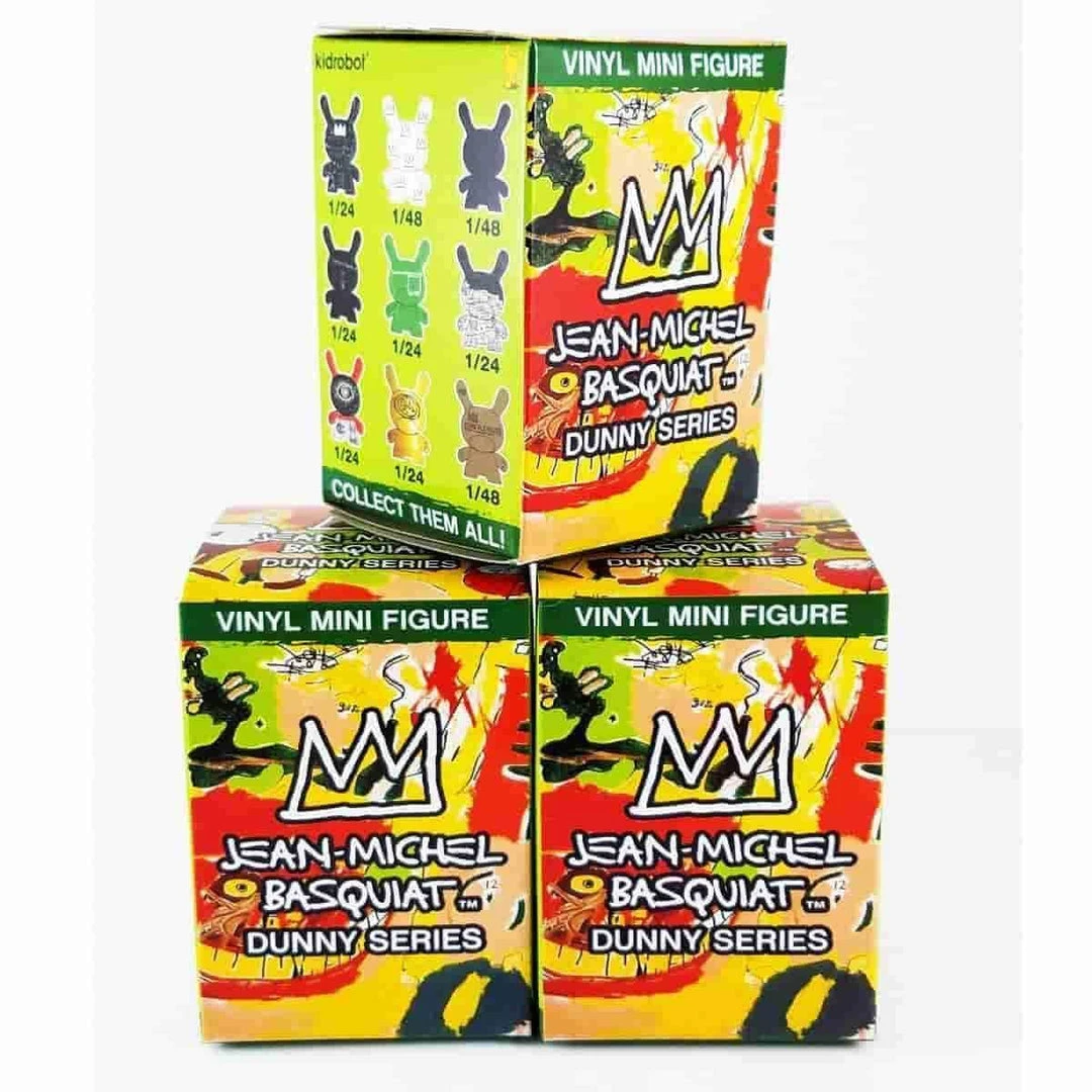Jean-Michael Basquiat Dunny Series By Kidrobot - 3-Pack Blind Box Bundle