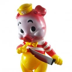 Piggums Evil MC Sofubi Frank Kozik X Black Book Toy