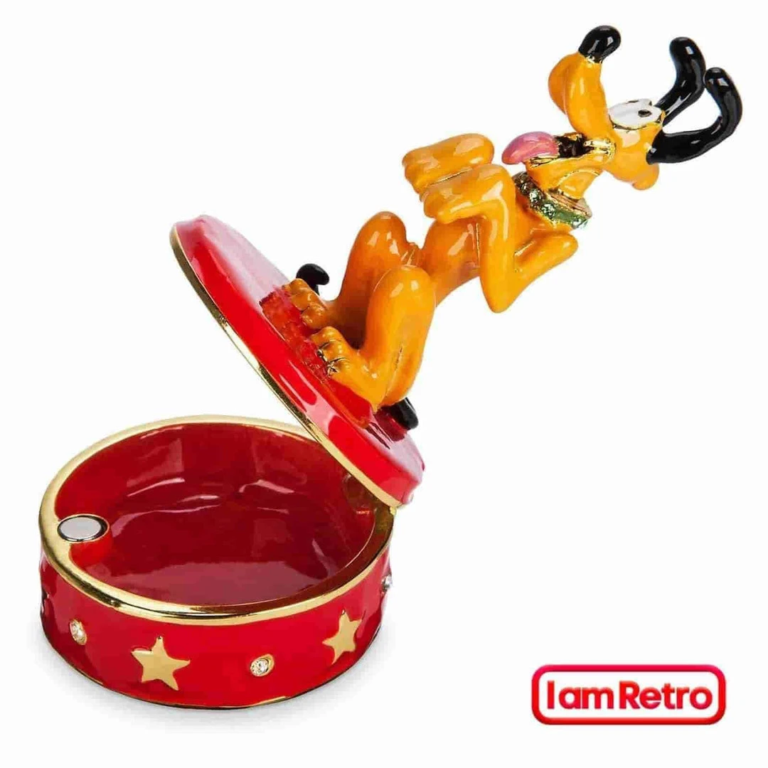 Pluto Trinket Box By Arribas Brothers X Disney With Swarovski® Crystals