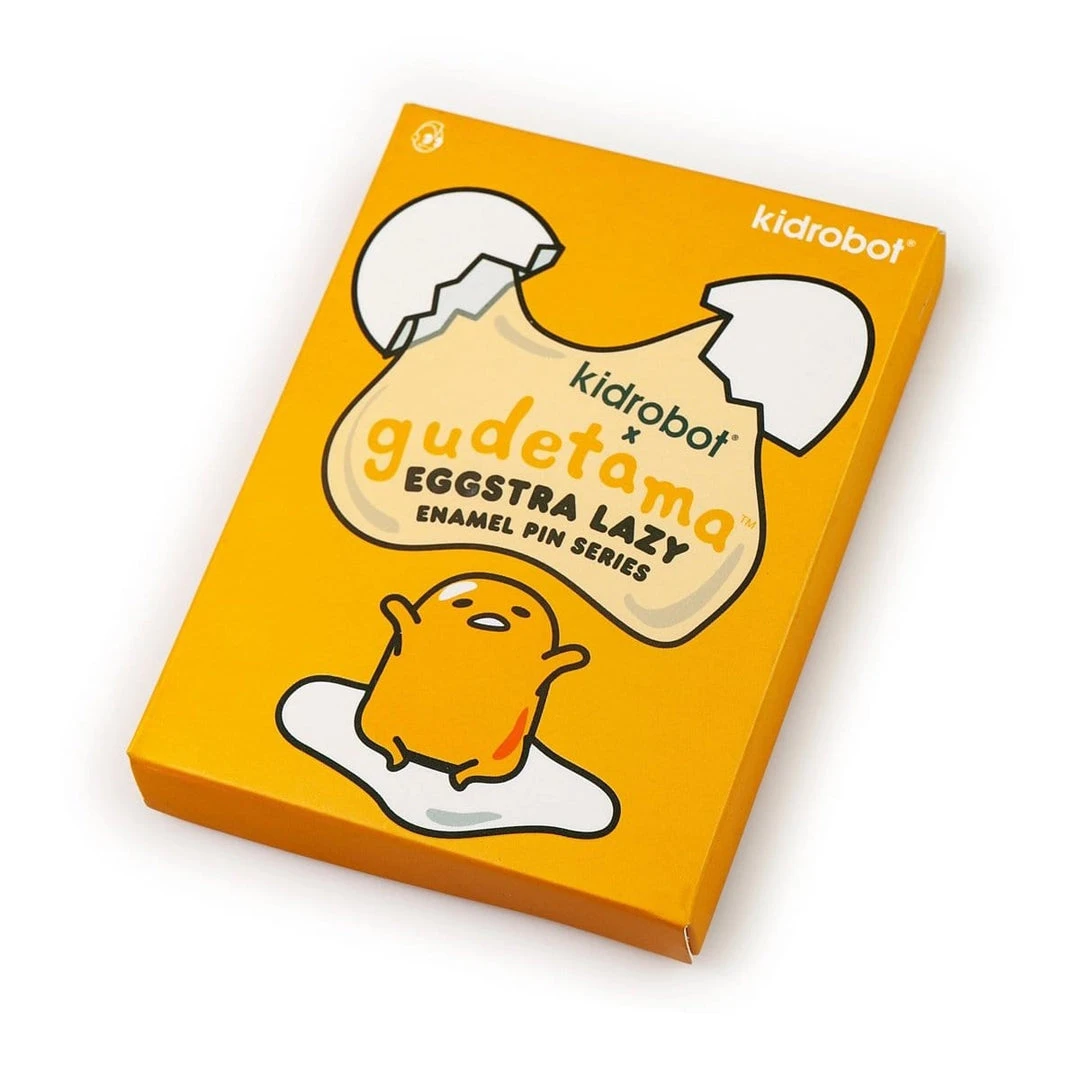 IamRetro.com Gudetama Eggstra Lazy Enamel Pin Blind Box Series By Sanrio X Kidrobot