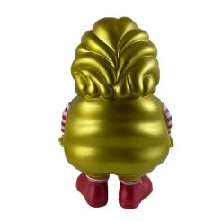 IamRetro.com MC SuperSized Full Gold Yellow / Red Sofubi Secret Base X Toy Tokyo By Ron English
