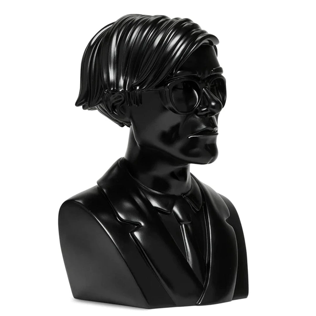 Andy Warhol Bust Black By Kidrobot