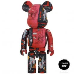 Andy Warhol X Jean Michel Basquiat #1 Bearbrick 1000% By Medicom