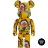 Medicom Toys Andy Warhol X Basquiat #3 Bearbrick 1000% By Medicom