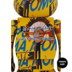 Medicom Toys Andy Warhol X Basquiat #3 Bearbrick 1000% By Medicom
