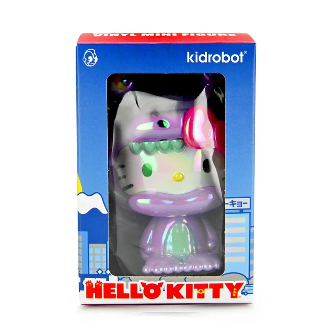 Aquados Violet Hello Kitty Kaiju 3" Mini Figure By Sanrio X Kidrobot
