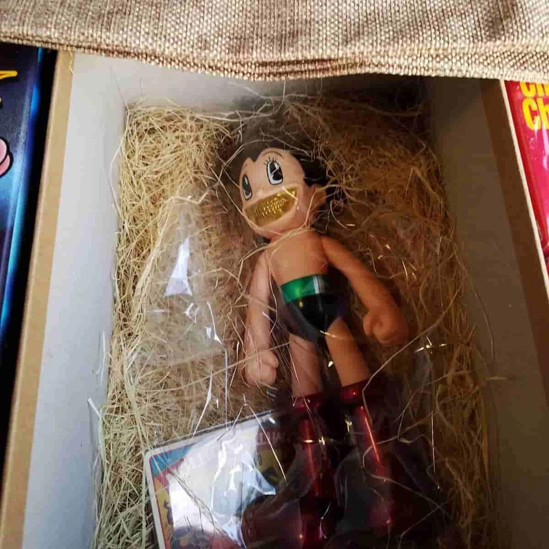 Astro Boy Gold Grin Metallic Exclusive Version - Ron English SFBI Original Popaganda