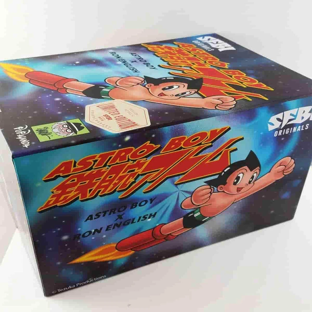 Astro Boy Gold Grin Metallic Exclusive Version - Ron English SFBI Original Popaganda