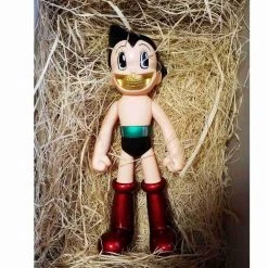 Astro Boy Gold Grin Metallic Exclusive Version - Ron English SFBI Original Popaganda