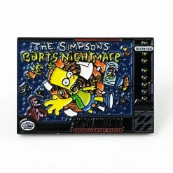The Simpsons Bart's Nightmare Enamel Pin SNES Game Cover Art By Phantom Pins