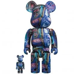 Jean-Michel Basquiat #7 Bearbrick 400% + 100% Combo By Medicom Toy