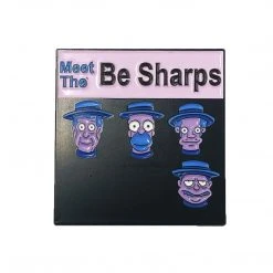 The Be Sharps 1.5" Enamel Pin By Phantom Pins The Simpsons