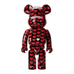 Medicom Toys Black Heart 1000% Bearbrick By Medicom