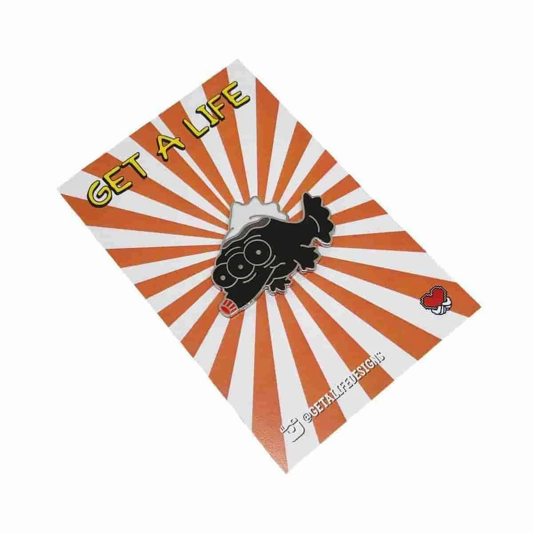 The Simpsons Blinky Soy Sauce - Simpsons Sushi Hard Enamel Pin By Get A Life Designs