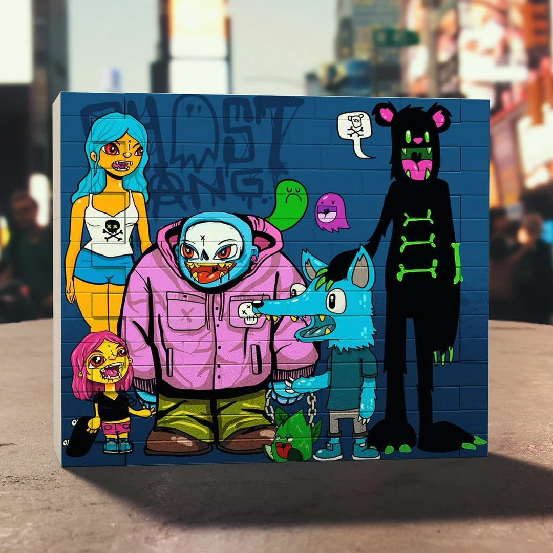 BlockBusterz DIY Brick Wall 3-Pack By Martian Toys