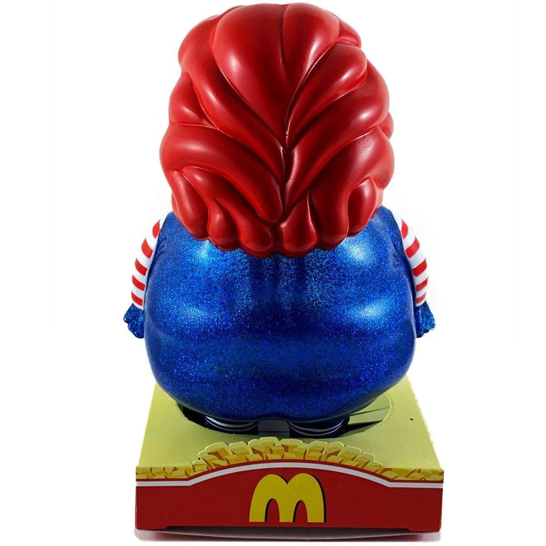 IamRetro.com MC SuperSized Sofubi Blue Glitter By Secret Base X Toy Tokyo X Ron English