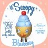 Blueberry Lil' Scoopy 4" Vinyl Figure By Nouar X Martian Toys