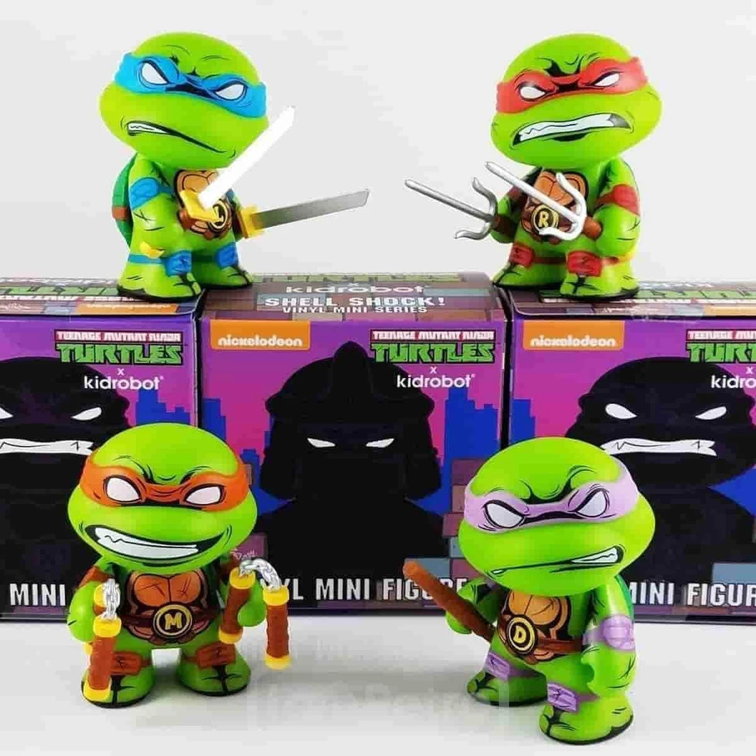 TMNT Four Bro's Bundle Pack - TMNT Ninja Turtles Shell Shock Kidrobot