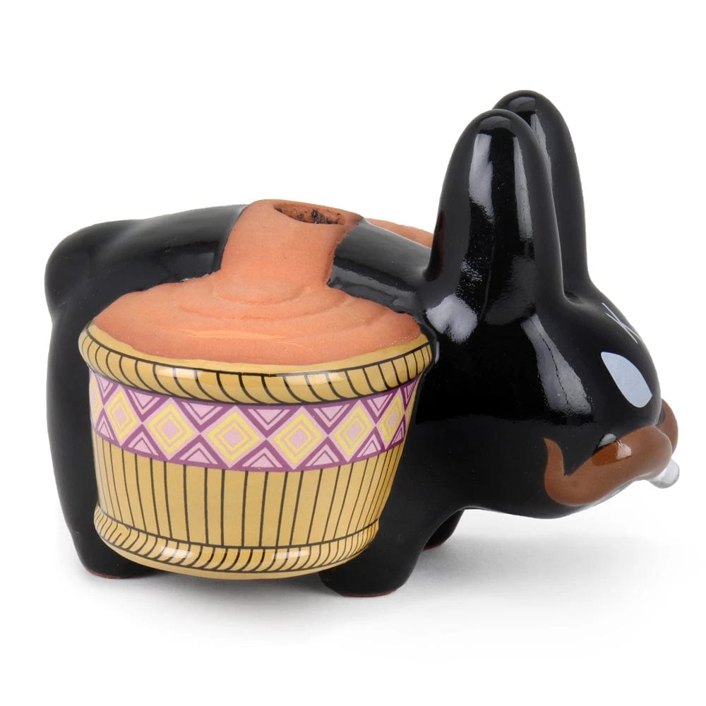 Chia Pet (Black) Smorkin Labbit By Kidrobot X Frank Kozik