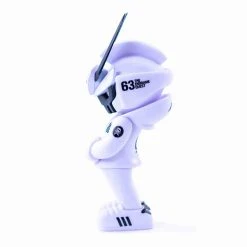 CORE EDITION TEQ 63 Ghost Mode White - 6 Inch Medium Figure By Martian Toys X Quiccs