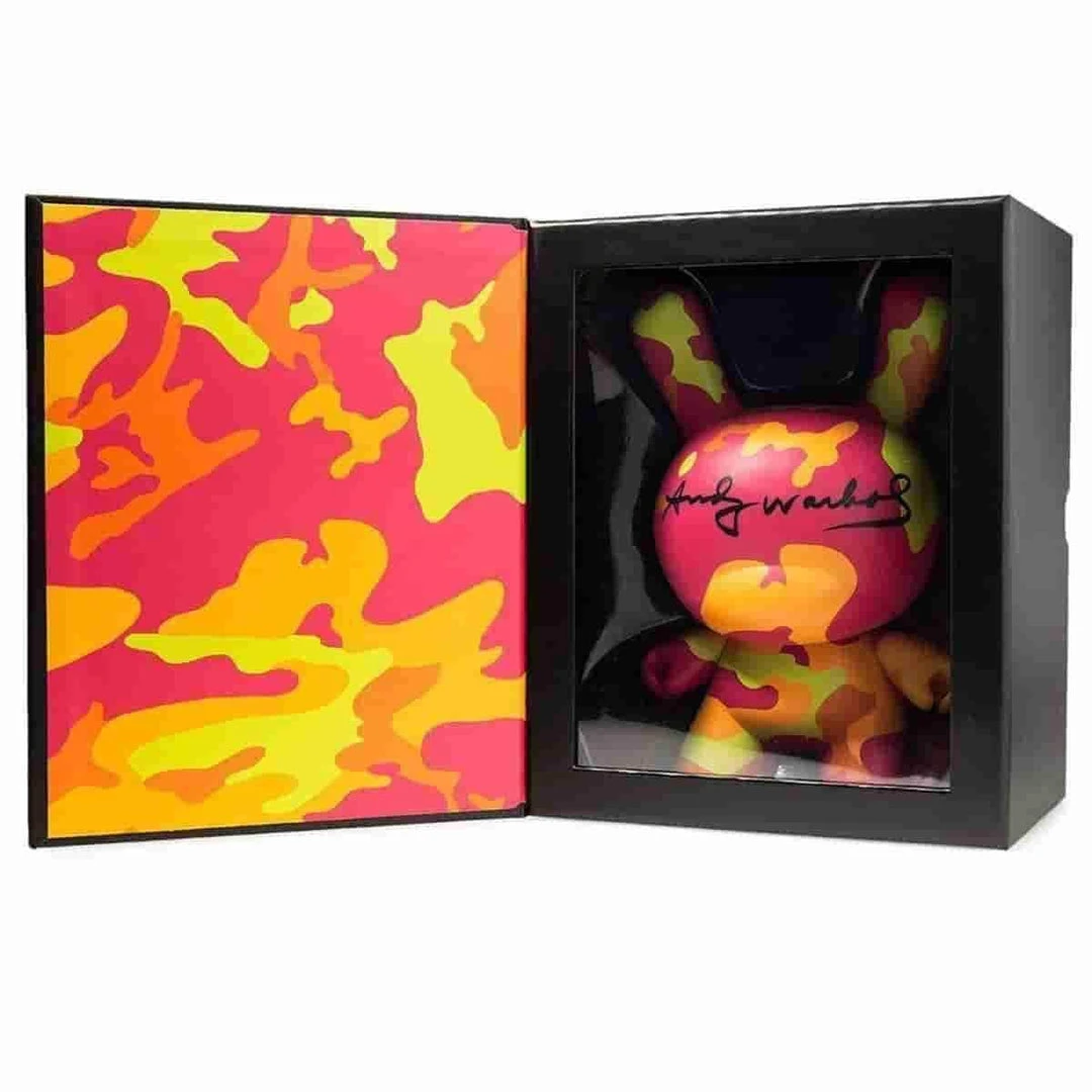 Camo Masterpiece 8" Dunny By Andy Warhol Foundation X Kidrobot