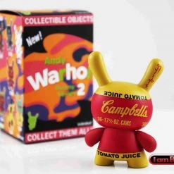 Campbell's Tomato Juice 3" Mini Figure - Andy Warhol Dunny Mini Series 2 By Kidrobot