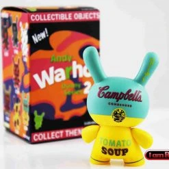 Campbell's Tomato Juice Green 3" Mini Figure - Andy Warhol Dunny Series 2 By Kidrobot