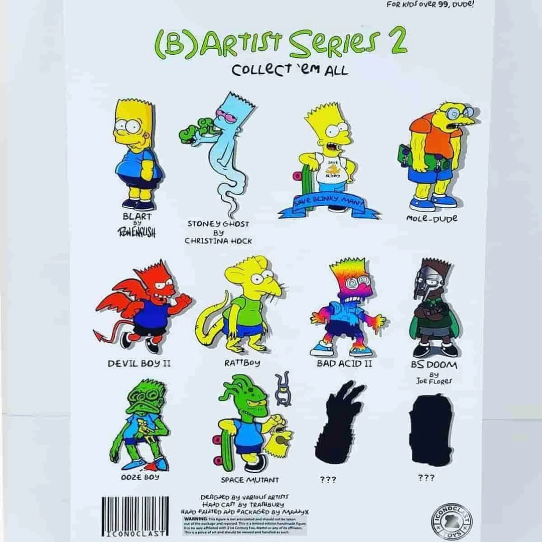 Iconoclast Toys The Simpsons Space Mutant - Hand Casted/Painted Resin Figure Iconoclast