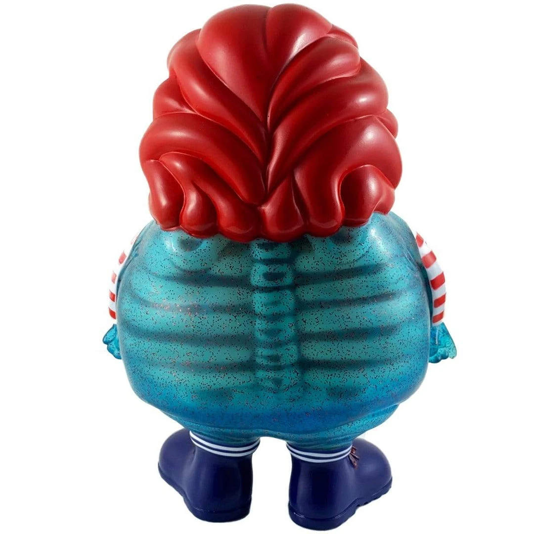 IamRetro.com MC SuperSized Sofubi Sky Blue X-Ray By Secret Base X Toy Tokyo X Ron English
