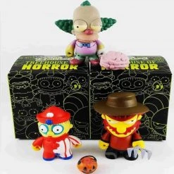 Krusty Zombie + Ralph + Willie Bundle Pack - Simpsons Treehouse Of Horrors X Kidrobot