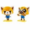 Aggretsuko Calm + Rage Medium Vinyl Figures 6.5" By Kidrobot