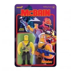 Commando McBain - McBain Series Reaction Figure By The Simpsons X Super 7