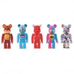 Medicom Toys Bearbrick 5-Pack 100% Set Designer Con Exclusive