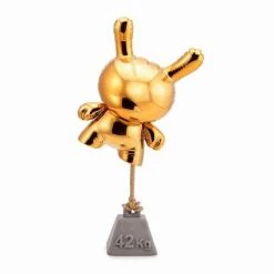 Gold Balloon 8” Dunny By Wendigo Toys X Kidrobot Exclusive Variant