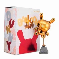 Gold Balloon 8” Dunny By Wendigo Toys X Kidrobot Exclusive Variant
