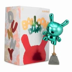 Kidrobot Teal Balloon 8” Dunny By Wendigo Toys
