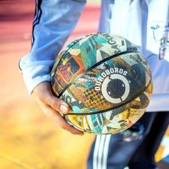 IamRetro.com DR76 Figure + Ouroboros Basketball Bundle By Dragon76 X Martian Toys Sket_One