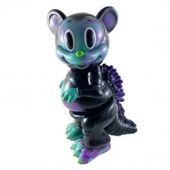Devil Marbled Mousezilla Sofubi By Ron English X Black Book Toy