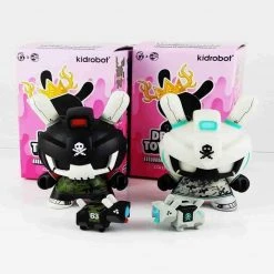 Quiccs Baby TEQ 63 Bundle Pack Of Black + Grey Designer Toy Awards Mini Series By Kidrobot